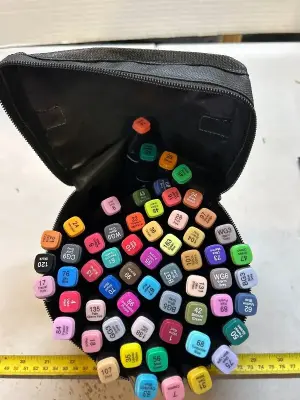 60 piece double sided markers