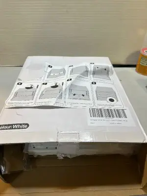 five tier wood desktop school supplies organizer