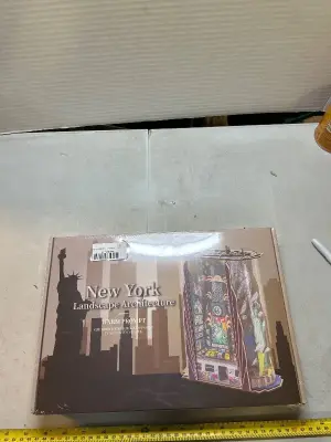 two count New York landscape architecture, bookshelf, decor diy