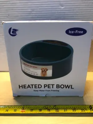 Heated pet bowl (works)
