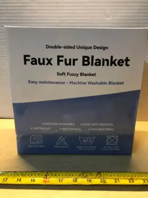 Faux fur blanket
