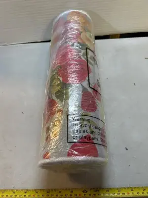 three-piece floral floor mat