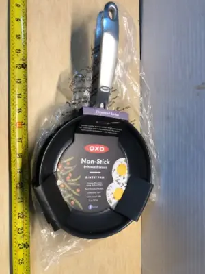 2 pc nonstick 8in fry pan