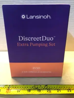 Lansinoh discreet duo extra pumping set