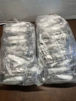 2ct bags lots of razors & shaving cream samples