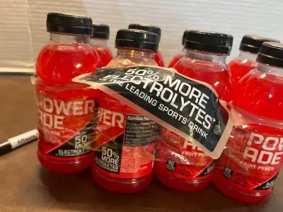 8ct fruit punch powerade