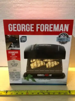 George Forman family size grill and panini