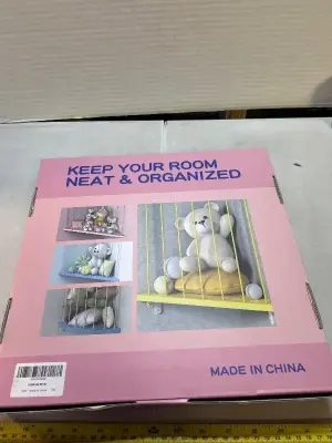 Storage shelf for stuffed animals