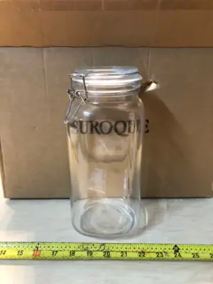 3 pc glass jars