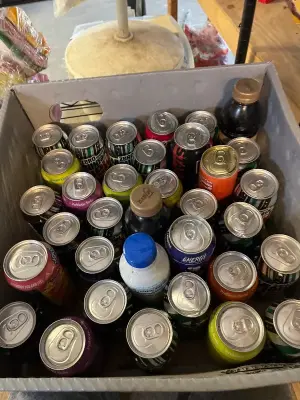 lot of variety drinks