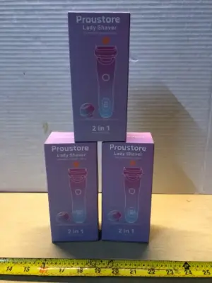 3 boxes 2 in 1 lady shaver