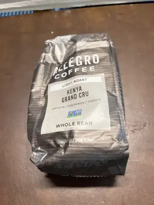 whole bean light roast coffee exp12/25