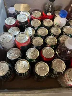 lot of variety drinks