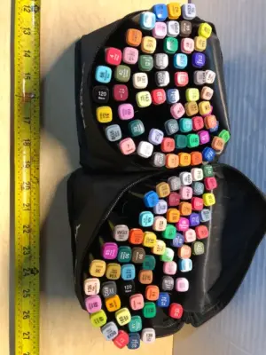 2 pc 60 markers each case