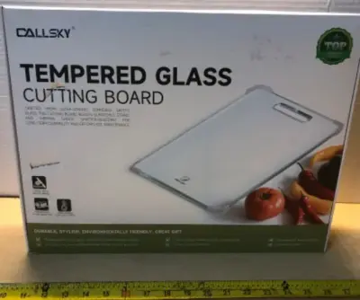 2 boxes tempered glass cutting board