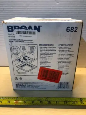 Duct free ventilation fan