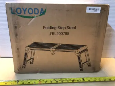 Folding step stool