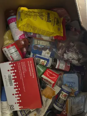 Big box of variety food