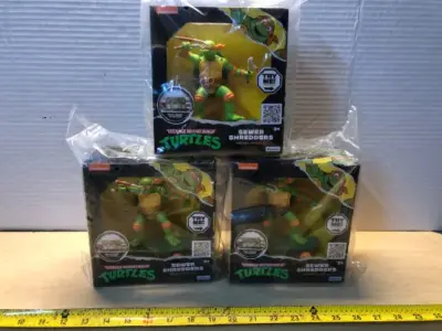 3 boxes teenage mutant turtles