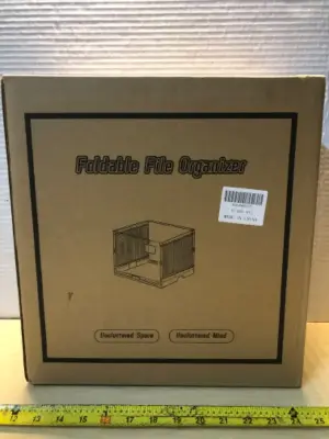 Foldable file organizer