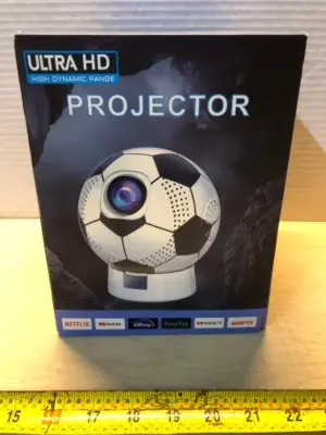 Soccer ball projector