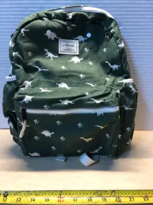 Green Dino backpack