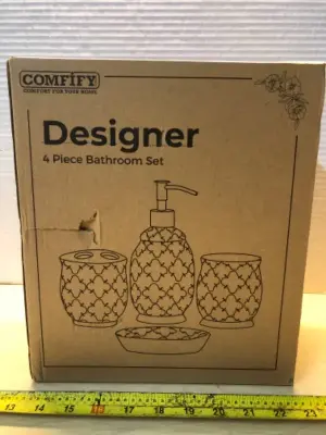 Designer 4pc bathroom set