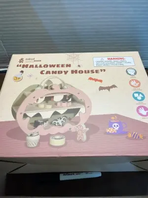 halloween candy house