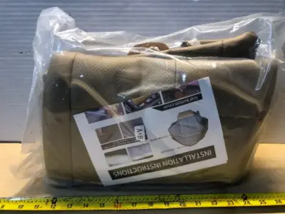 Leather driver/passenger bottom seat