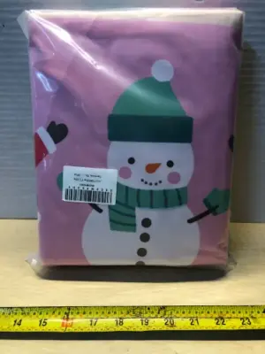 Queen 3pc cartoon Christmas bedding