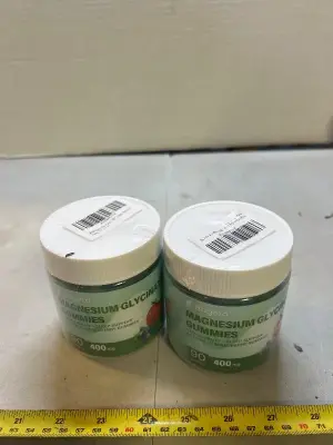 2 count 90 jars of magnesium glycinate gummies 04/27