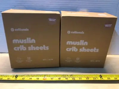 2 boxes crib sheets