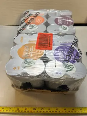 4 ct 6 packs of v8 energy 01/13/27