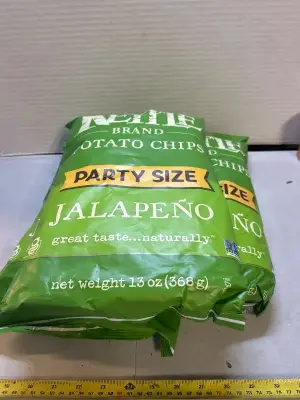 3 ct 13 lz bags of jalepeno kettle chips 02/07/26