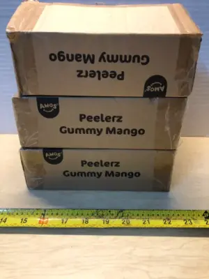 3 boxes Peelerz gummy mango exp:11/14/25 (opened)