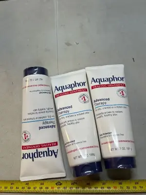 three count 7 ounce Aquaphor