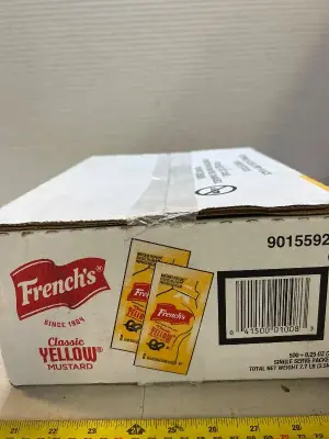 500 count single serve mustard packets