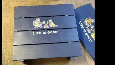 Life is good portable table