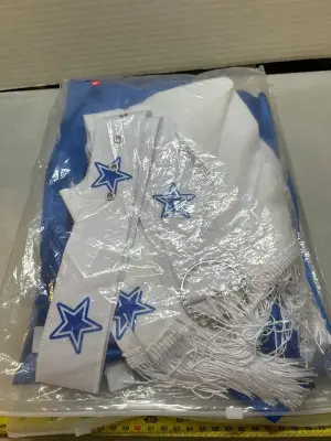to count Dallas Cowboys costumes size small