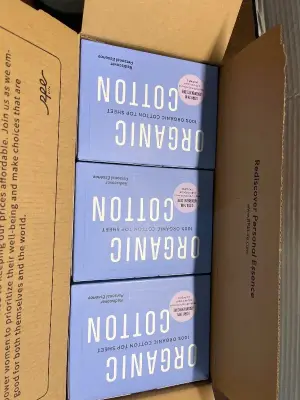 3ct organic cotton top sheet