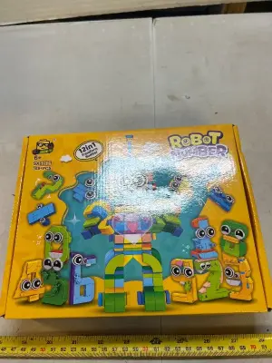 robot number building set 355+ pieces
