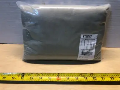 52”x84” green two panel curtain