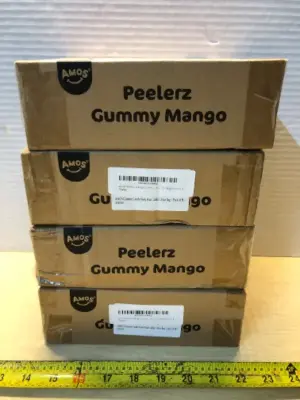 4 boxes Peelerz gummy mango exp:11/14/25