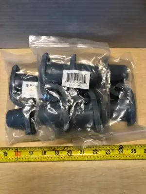 3 packages rubber glide slides