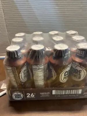 2ct 12pack core power protein drinks exp jun/26