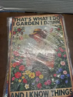 Marker board, pencil pouch, and wall decor bundle