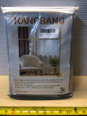 52x96 inch warm grey curtain