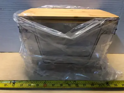 2 stackable storage bins