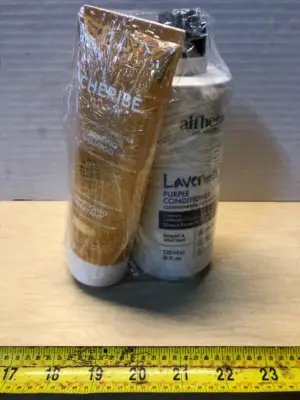 2 tubes 8oz hydrating shampoo , 18oz lavender purple conditioner