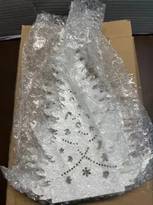 4ct wooden christmas decorations